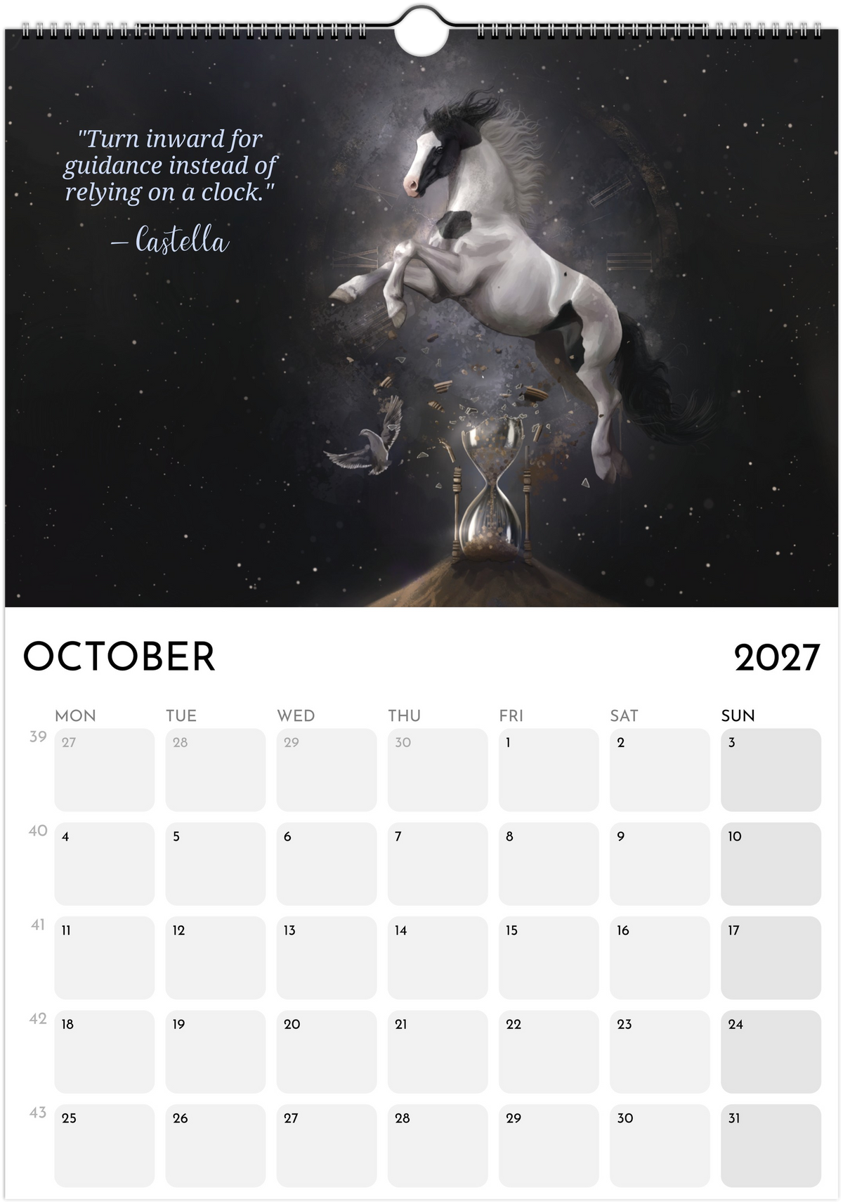 Messages from the Horses - 2027 calendar