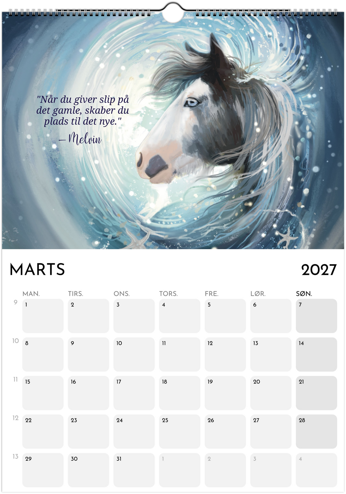 Messages from the Horses - 2027 calendar