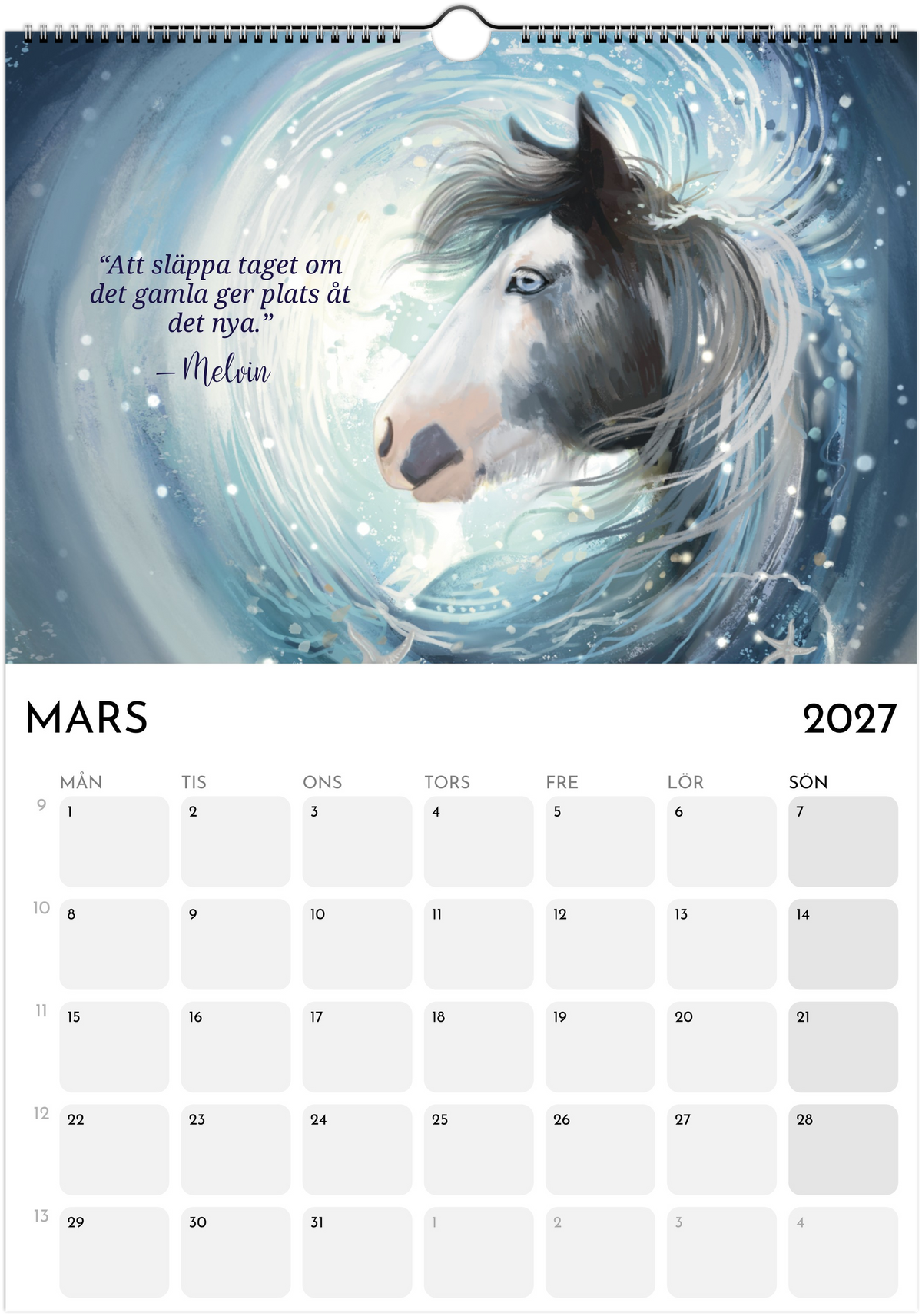 Messages from the Horses - 2027 calendar